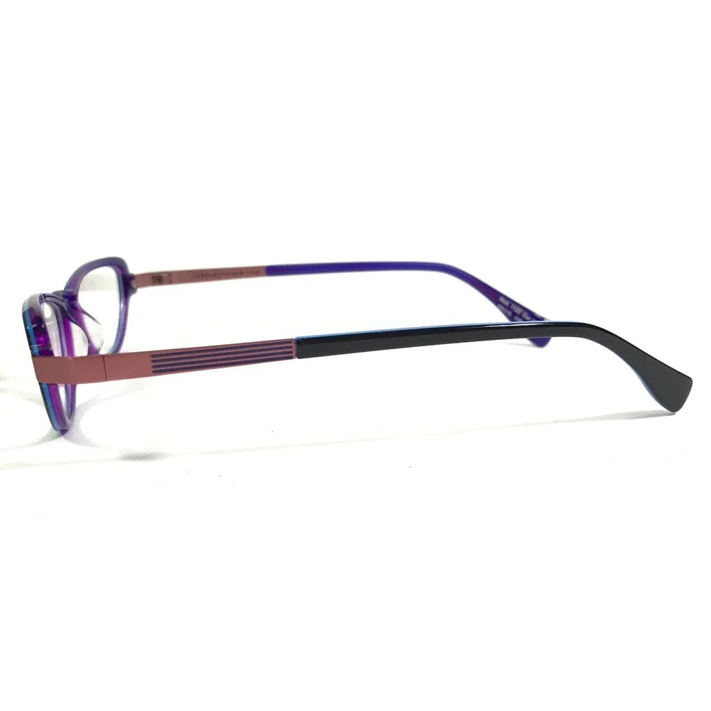 Yous Amsterdam Mod.1122 Col.203 Eyeglasses Frames Blue Purple Pink 49-15-140